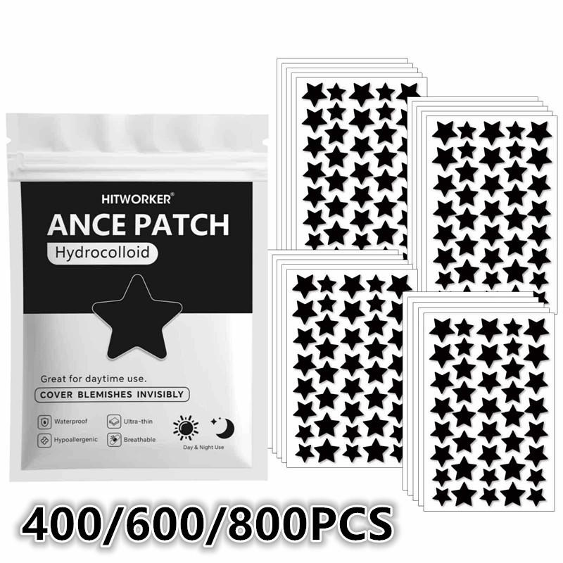 Pressed Powder Foundation - 400/600/800 Patchs Hydrocolloïdes en Forme d'Étoile