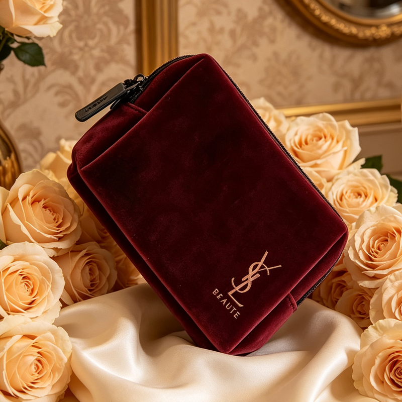 Ysl Beauty Makeup Bag - Pochette de maquillage YSL vintage en