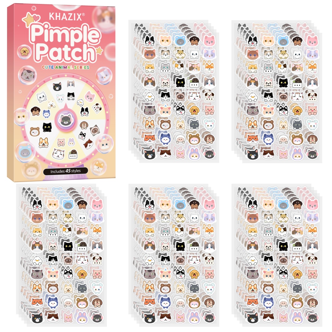 Pressed Powder Foundation - Patch d'acné de dessin animé 45