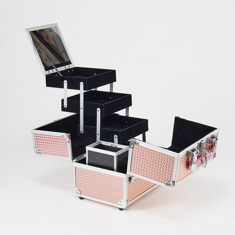 Beauty Makeup Artist - Trousse de Maquillage Professionnelle en Aluminium
