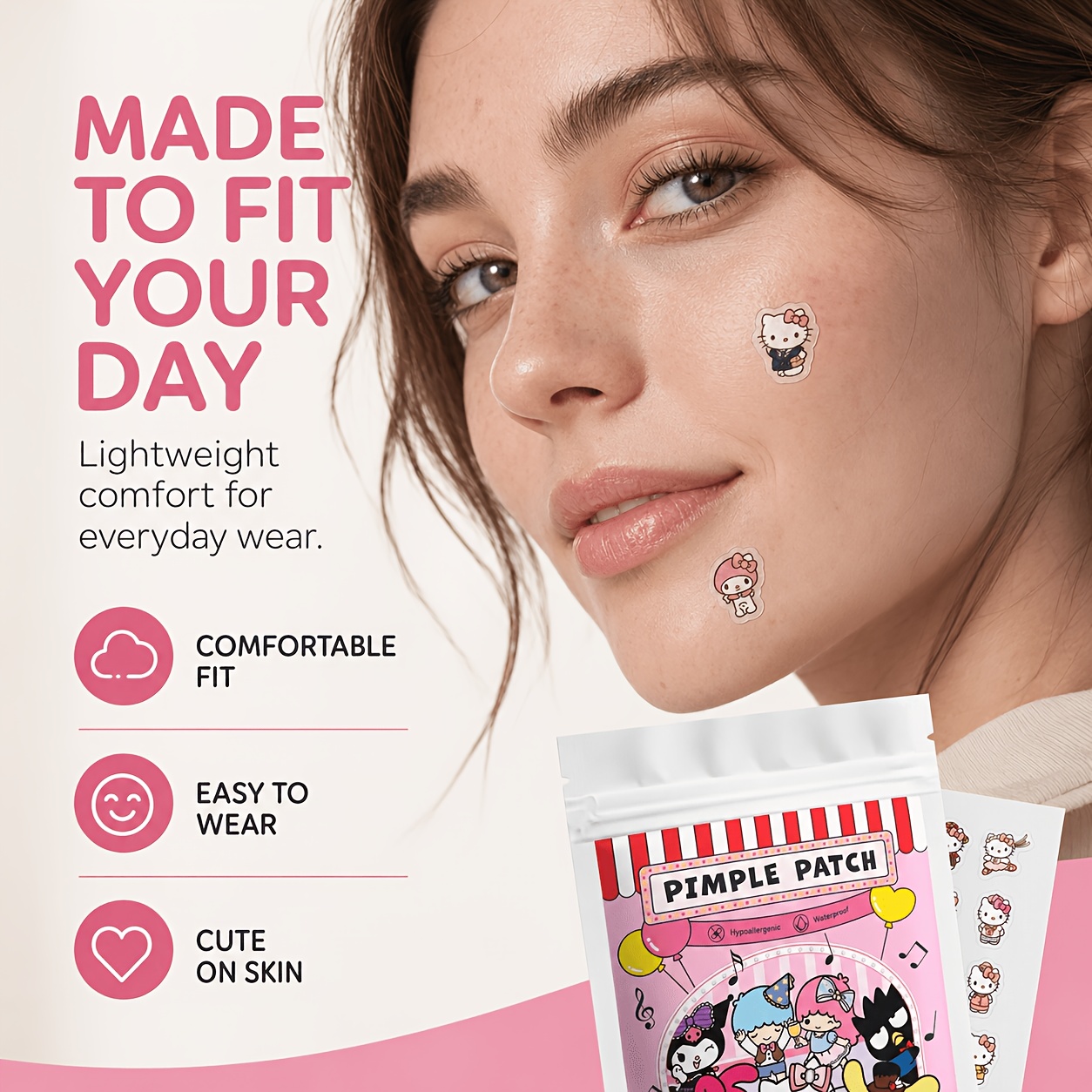 Patch anti-acné Hello Kitty, p - Pressed Powder Foundation avis et prix