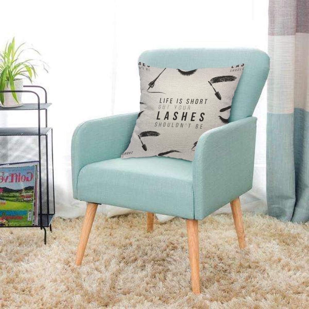 Housse de coussin avec citatio - Beauty Makeup Quotes Funny avis et prix