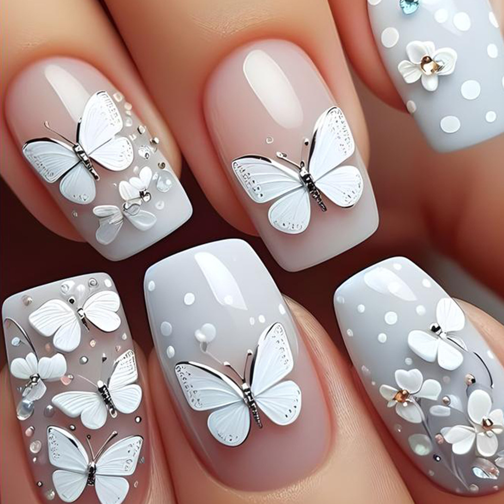 Faux ongles carrés mi-longs po - Nail Extension Tips avis et prix