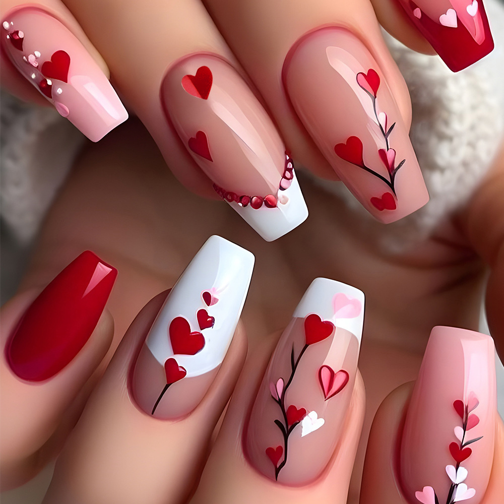 Faux ongles carrés mi-longs po - Nail Extension Tips avis et prix