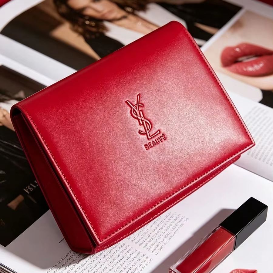 Sac de voyage YSL en cuir mate - Ysl Beauty Makeup Bag avis et prix