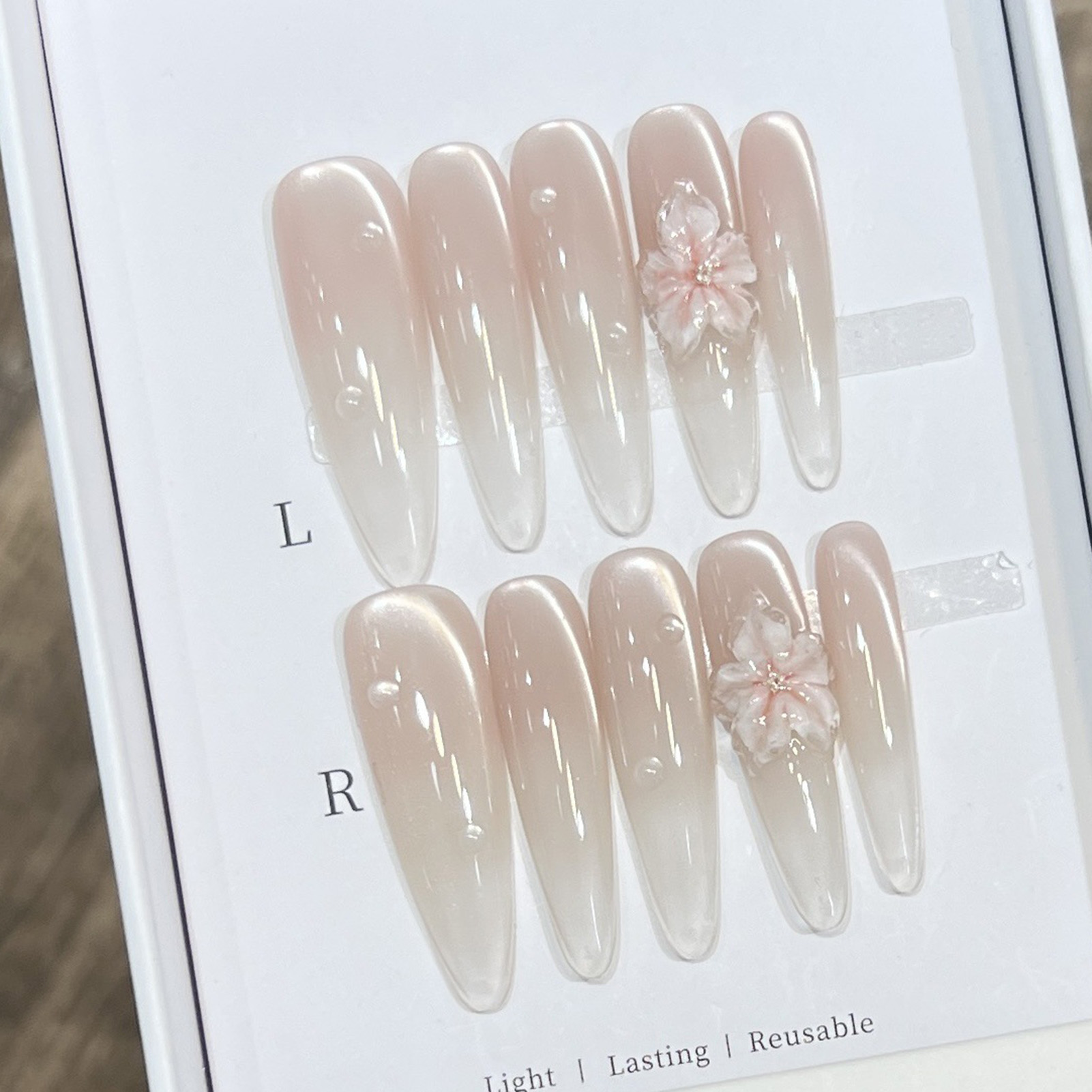 Faux ongles longs en amande, p - Nail Extension Tips avis et prix