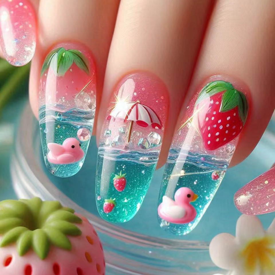 24 pièces/ensemble faux ongles - Nail Extension Tips avis et prix