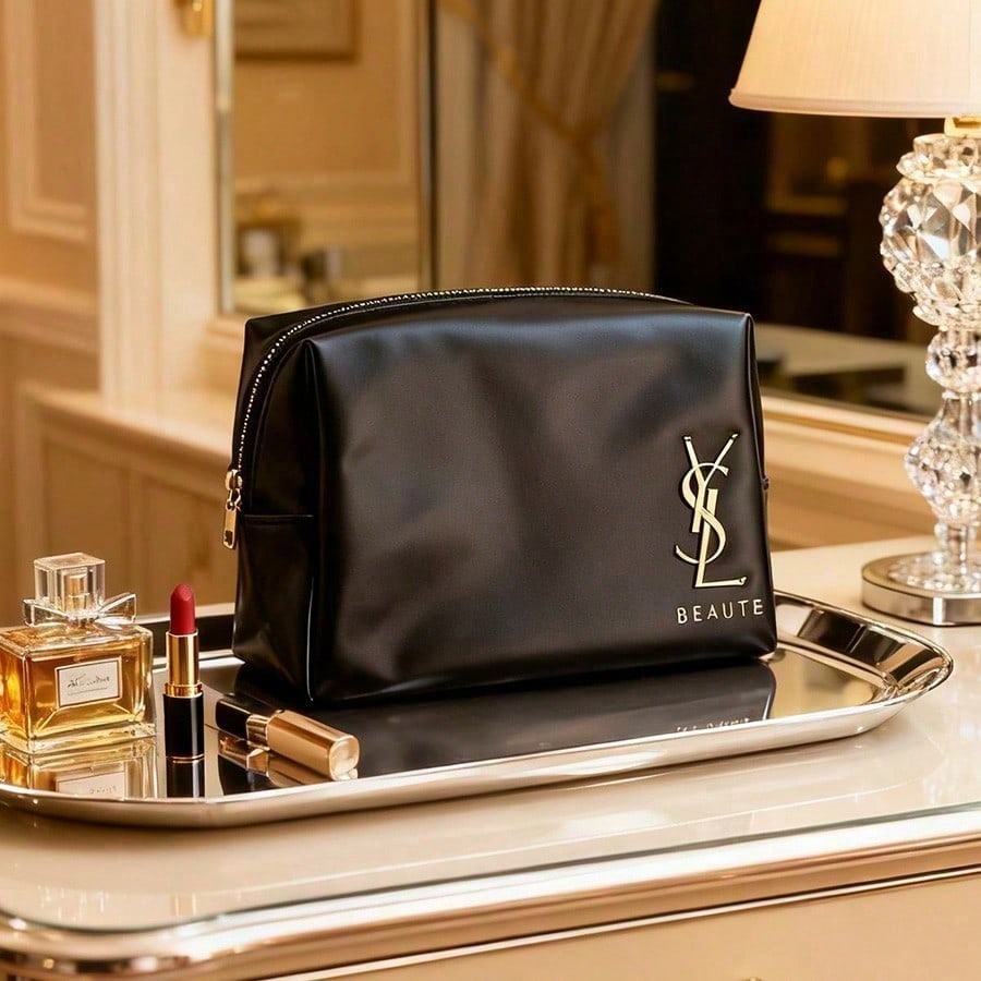 Sac cosmétique noir classique  - Ysl Beauty Makeup Bag avis et prix
