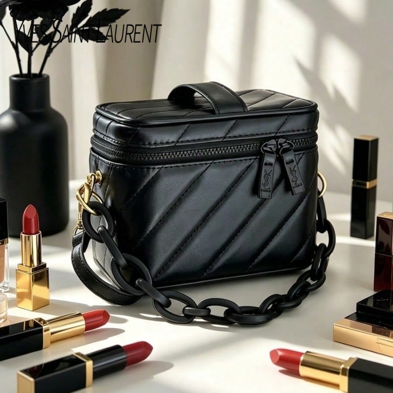 Sac Yves Saint Laurent noir ma - Ysl Beauty Makeup Bag avis et prix