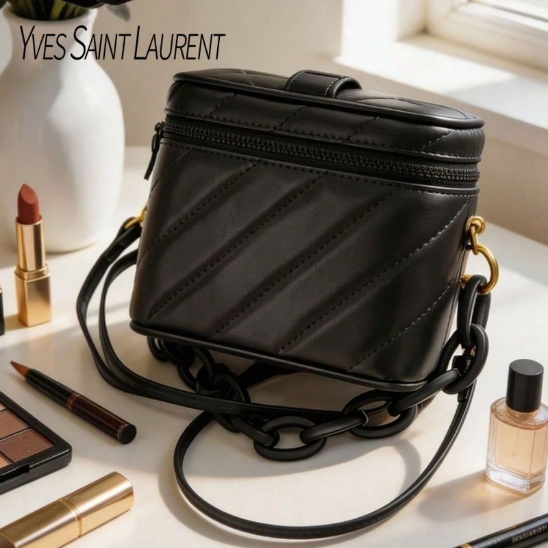 Sac Yves Saint Laurent noir ma - Ysl Beauty Makeup Bag avis et prix