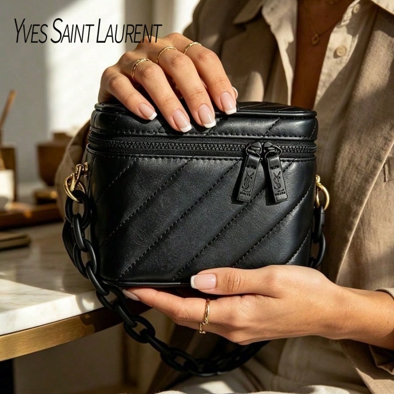 Sac Yves Saint Laurent noir ma - Ysl Beauty Makeup Bag avis et prix
