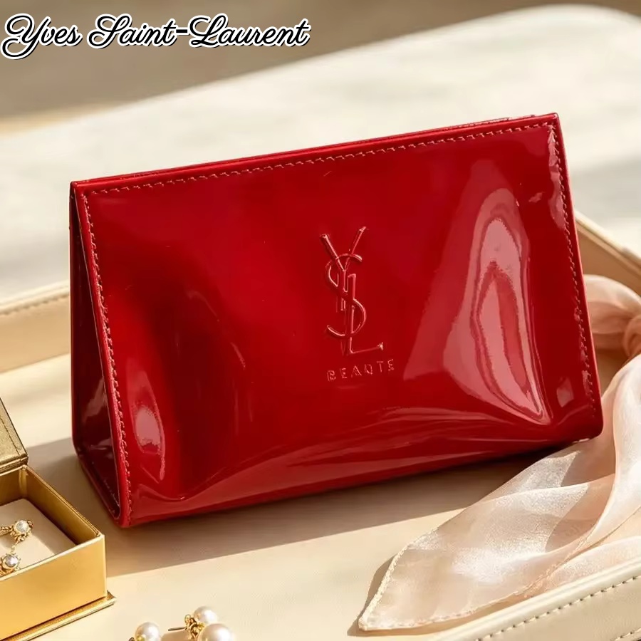 Pochette cosmétique YSL en cui - Ysl Beauty Makeup Bag avis et prix