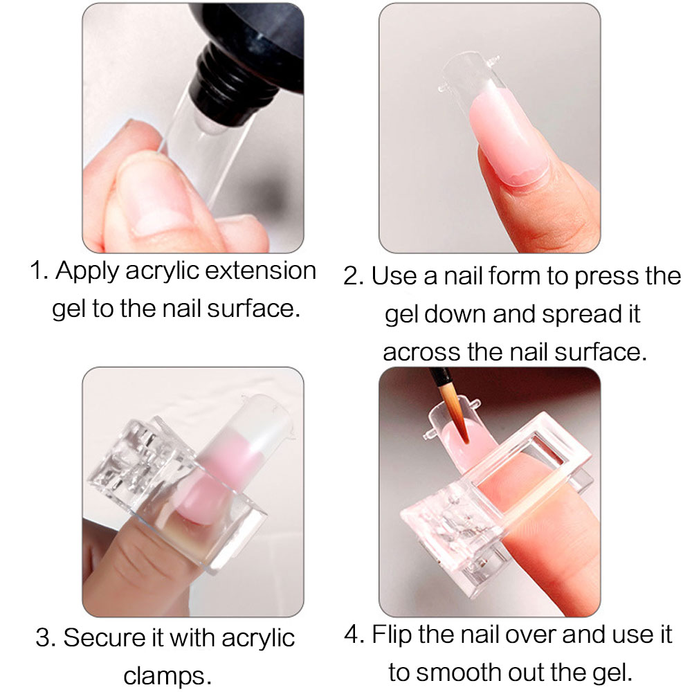 Lot de 5 embouts d'ongles soup - Nail Extension Tips avis et prix