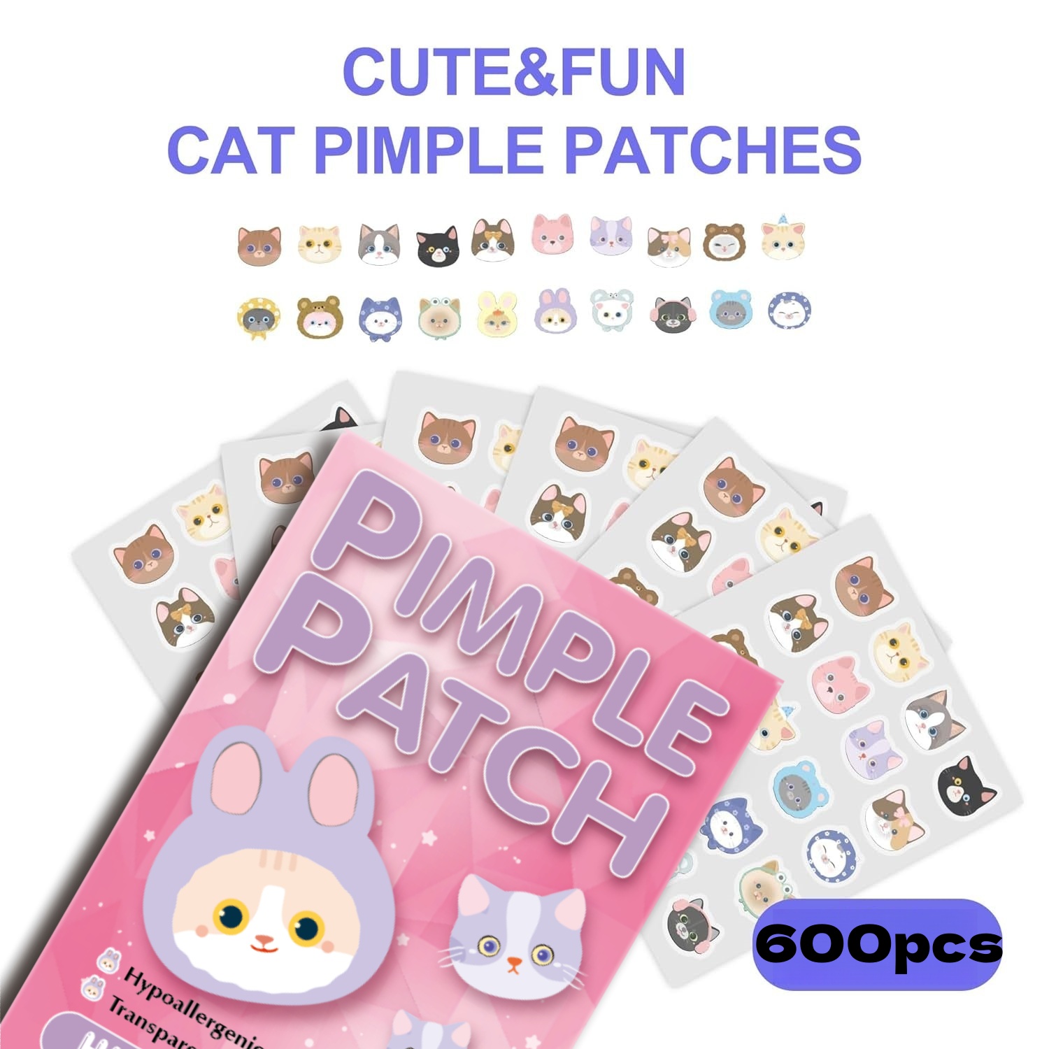 Patch d'acné de dessin animé,  - Pressed Powder Foundation avis et prix
