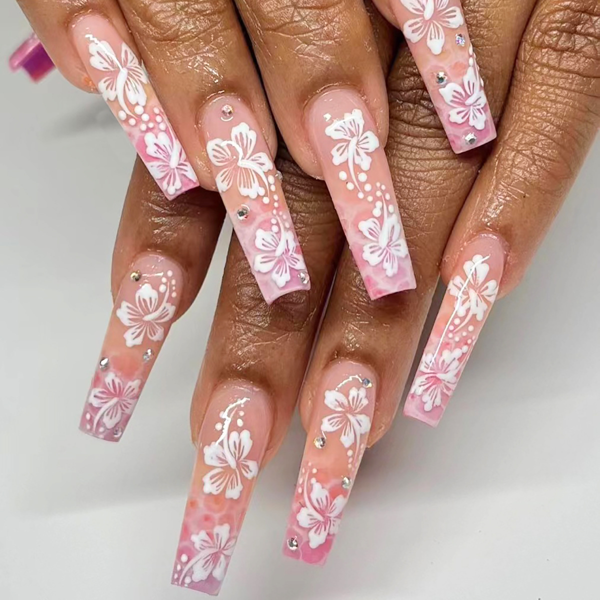 24 pièces noir français faux o - Nail Extension Tips avis et prix