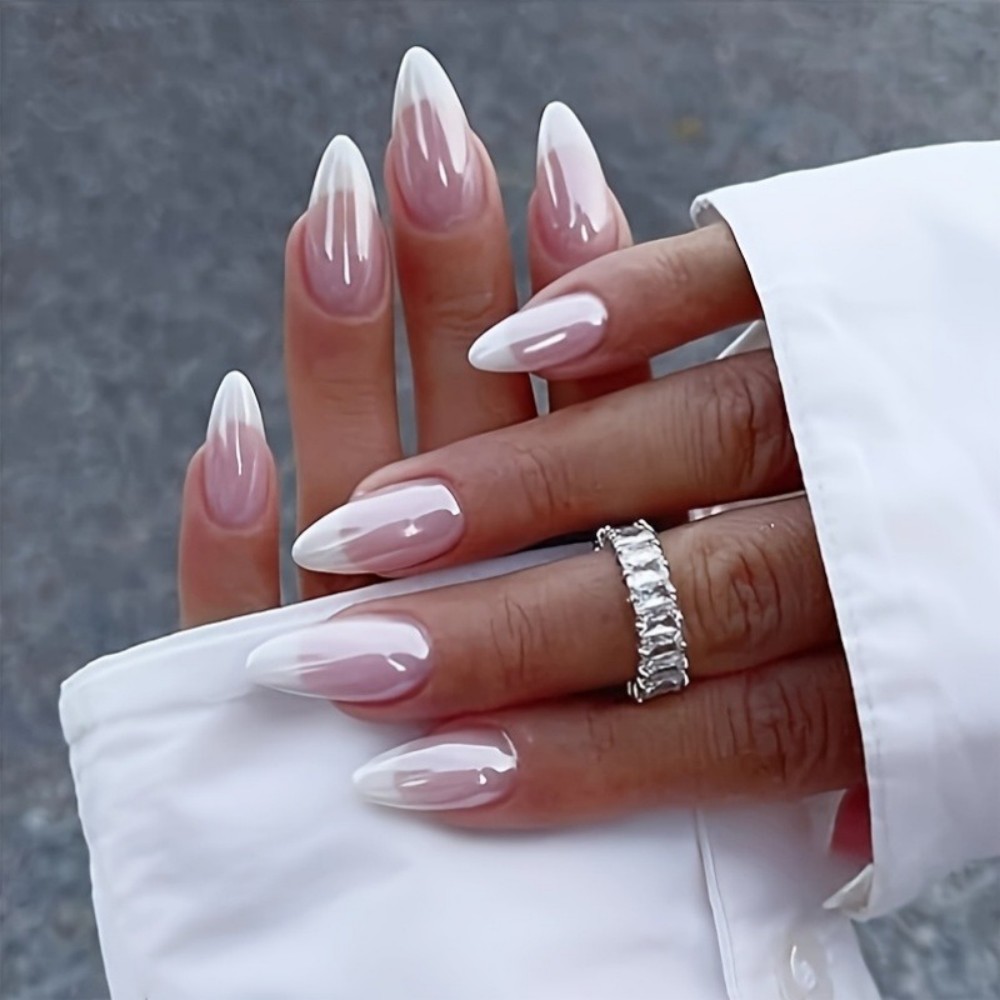 24 faux ongles à presser blanc - Nail Extension Tips avis et prix