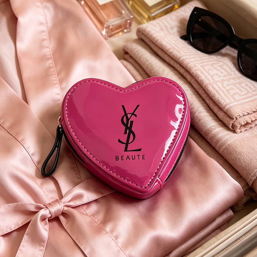 Pochette de maquillage YSL Blu - Ysl Beauty Makeup Bag avis et prix